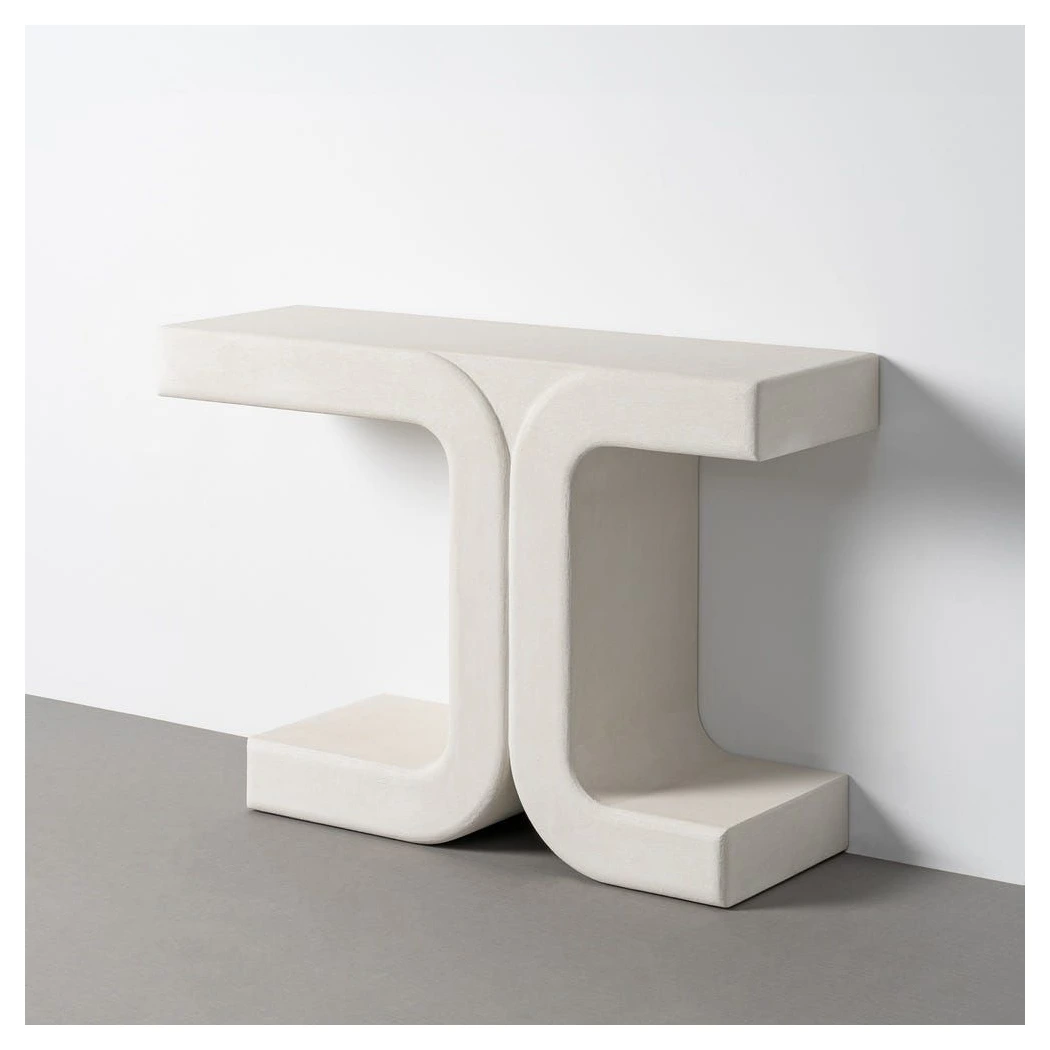 consola recibidor blanca moderna