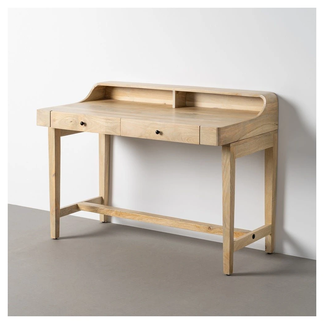 escritorio de madera teka