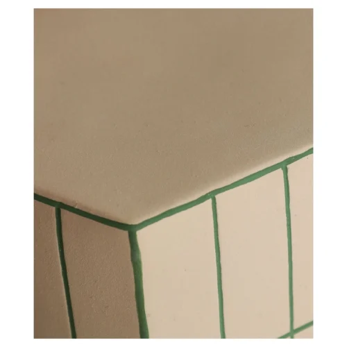 mesa auxiliar ceramica verde