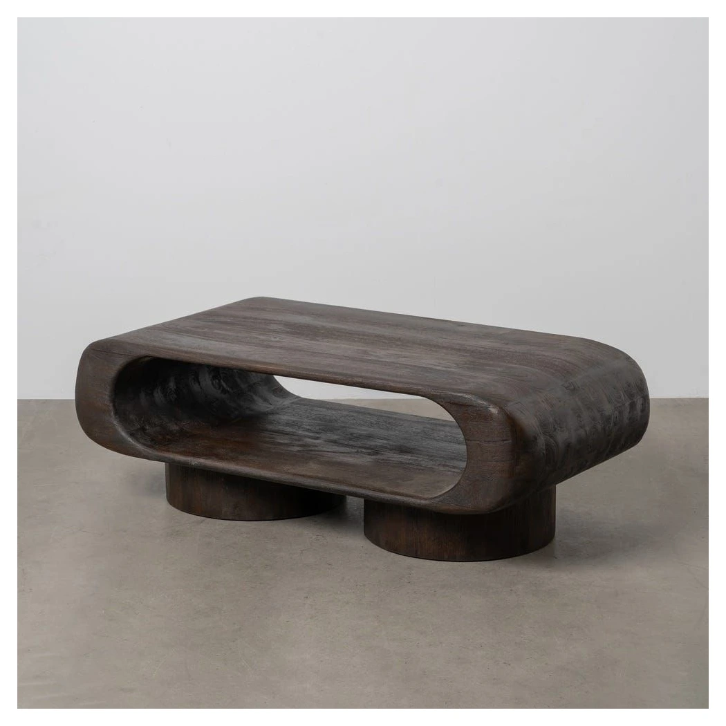 mesa de centro de madera