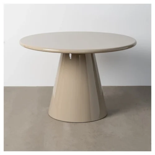 mesa comedor redonda taupe