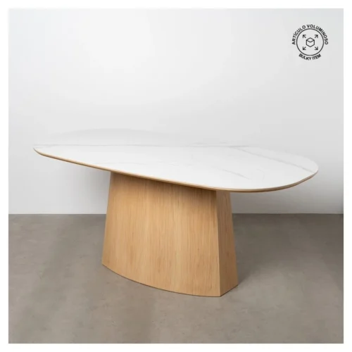 mesa comedor ovalada ceramica