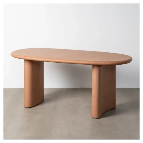 mesa comedor microcemento teja