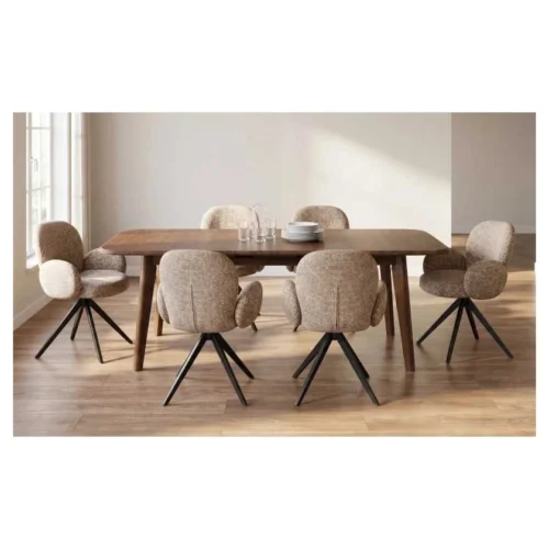 mesa comedor extensible madera mango