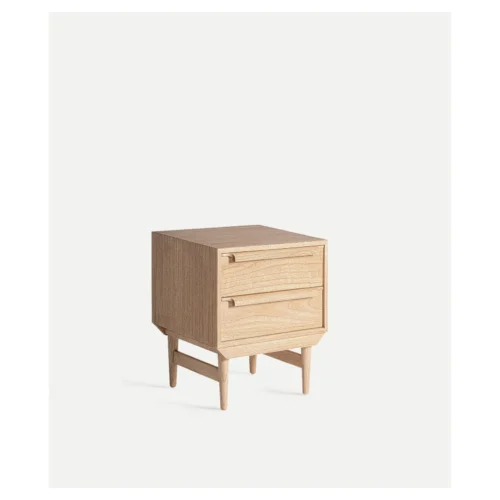 mesita de noche de madera