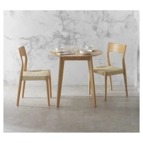 silla madera fresno asiento trenzado