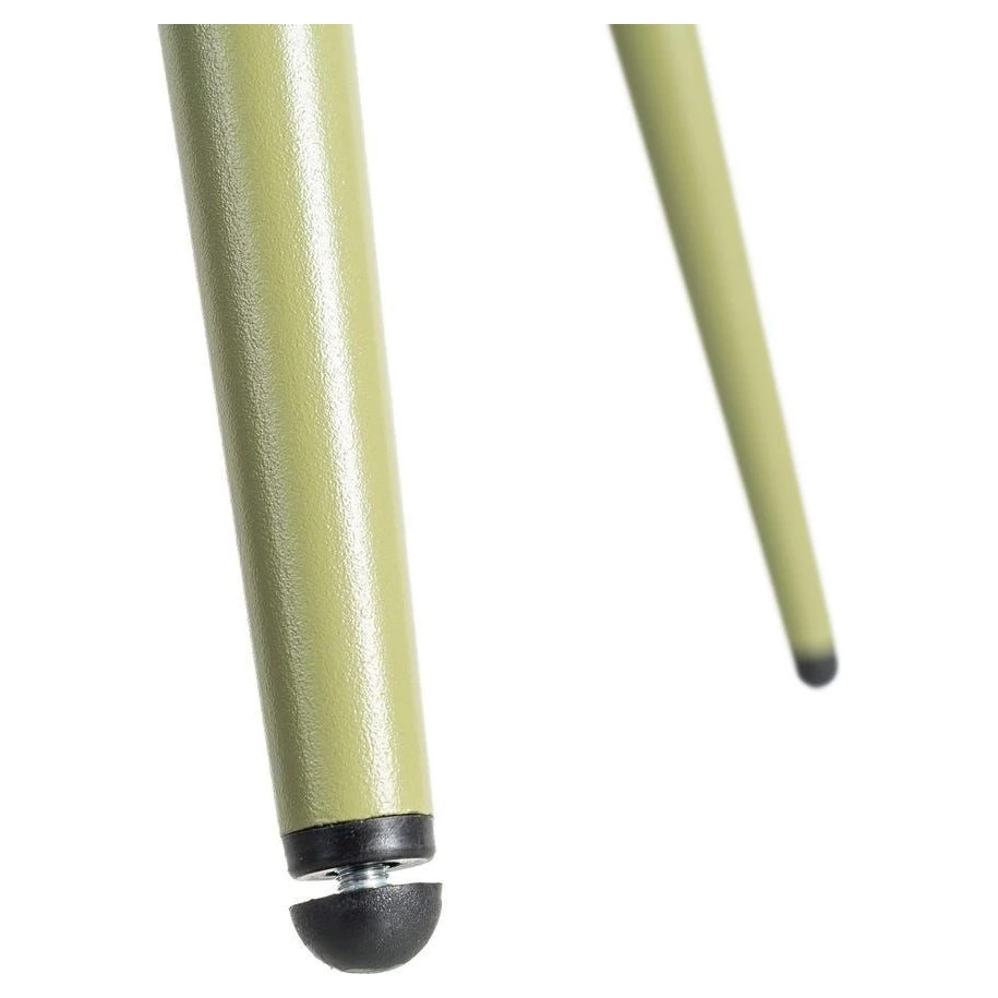 silla tapizada verde