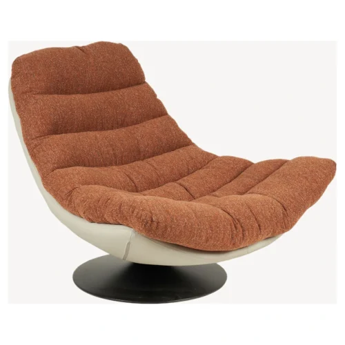 sillon giratorio caldera y beige