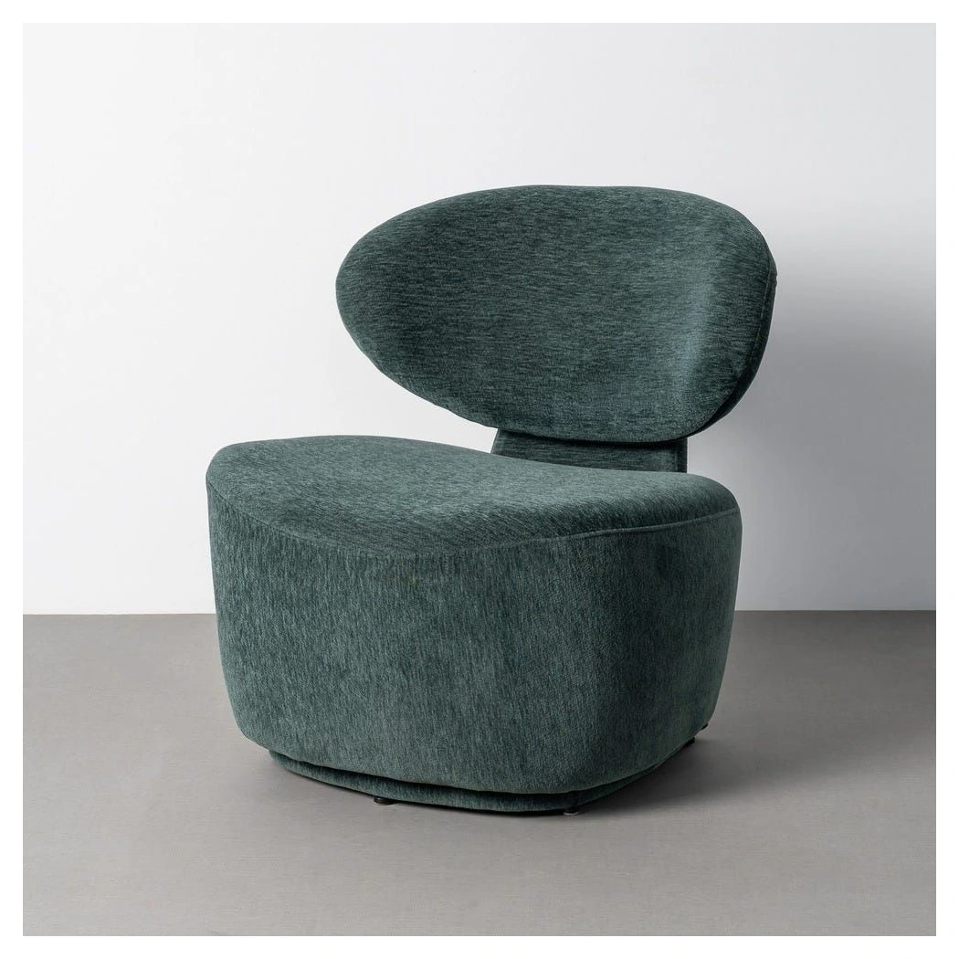 sillon tapizado verde azulado