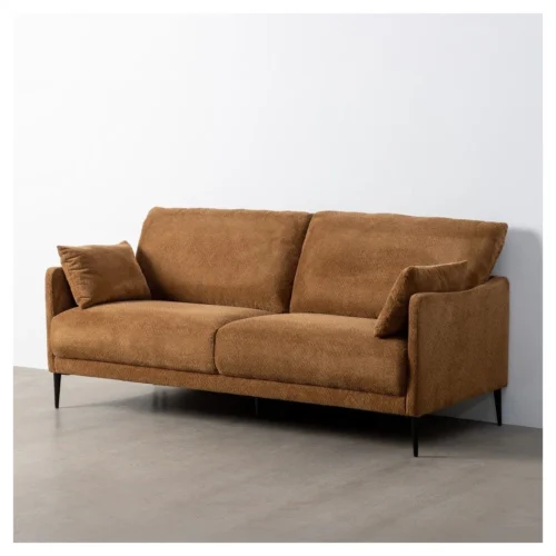 sofa tapizado marron