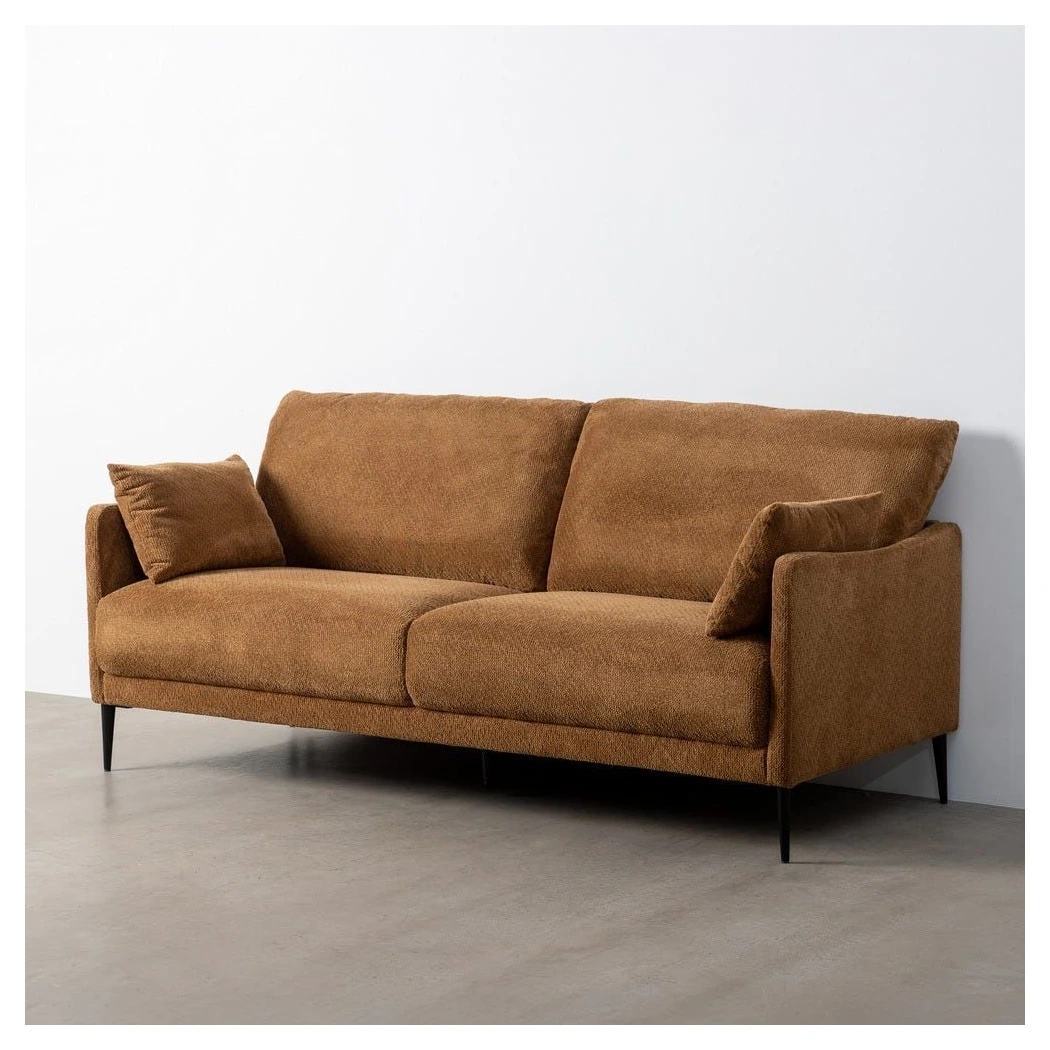sofa tapizado marron
