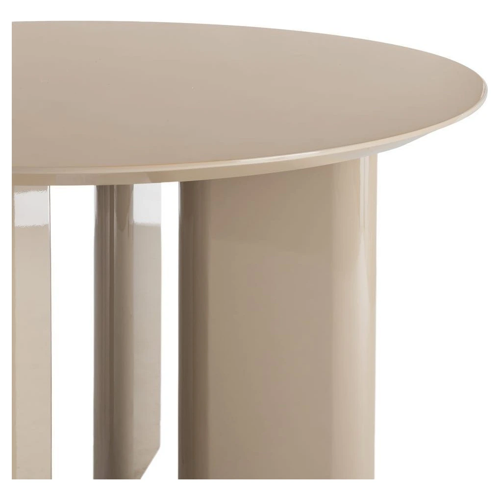 MESA COMEDOR ALTO BRILLO TAUPE