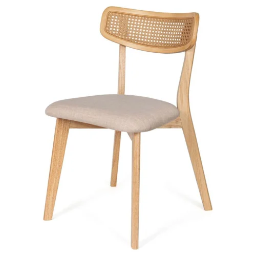 Silla SHIRLEY roble beige