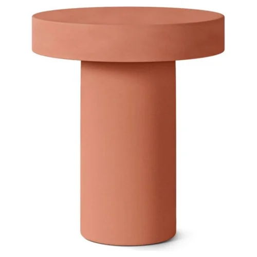 mesa auxiliar terracota mirko cemento
