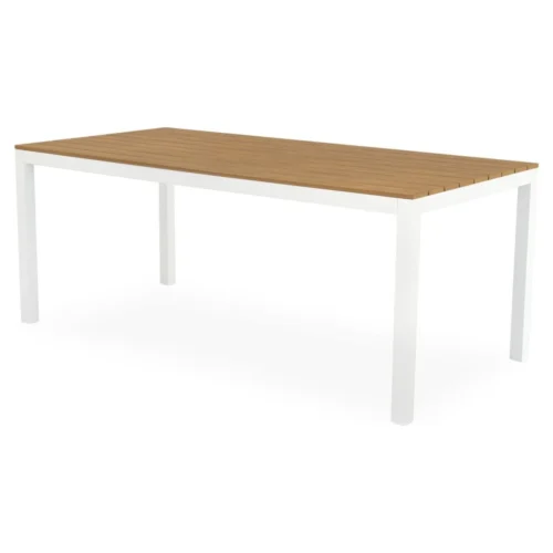 mesa exterior cinthia polimadera blanco