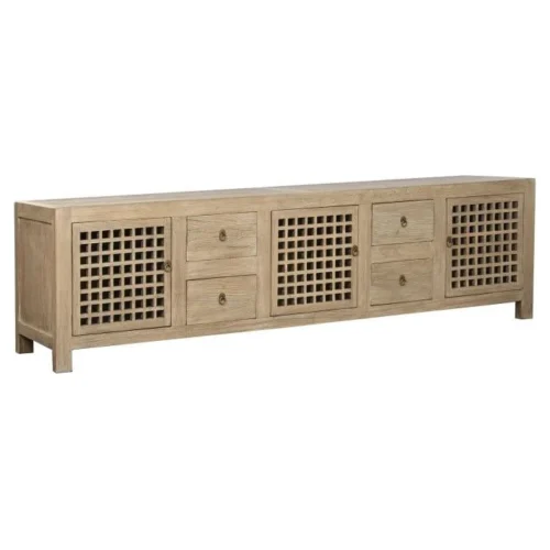 mueble tv olmo macizo