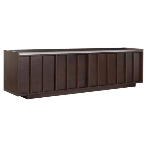 mueble tv mdf oscuro 200cm