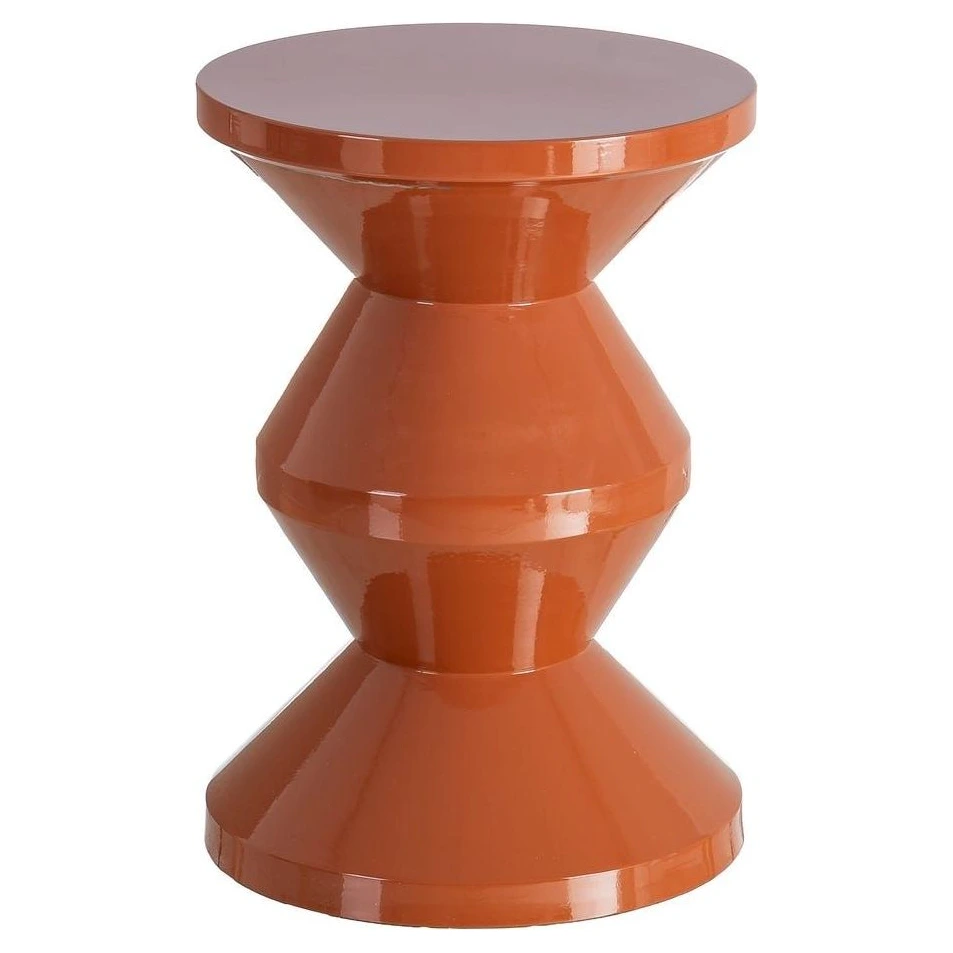 mesa auxiliar terracota metal