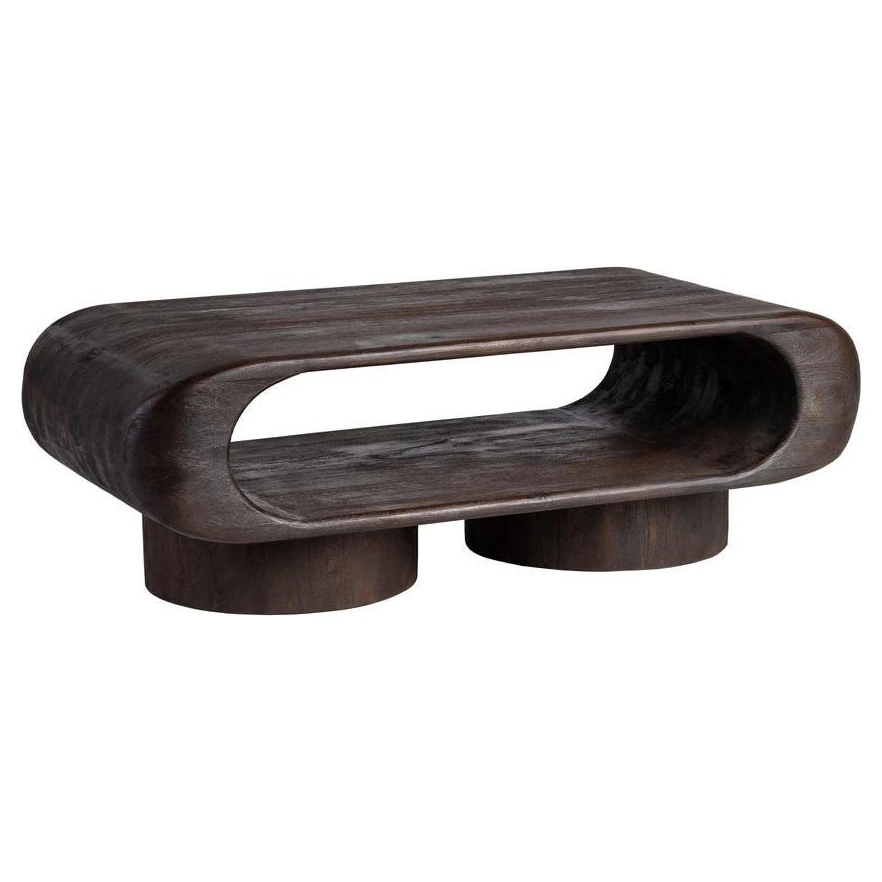 mesa de centro de madera