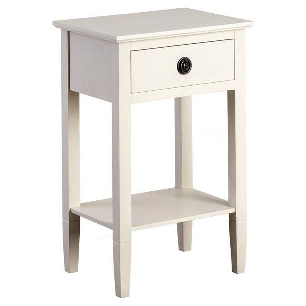 mesita noche gris claro cajon
