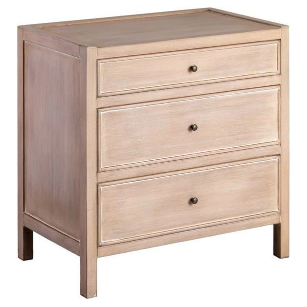 mesita de noche madera clara