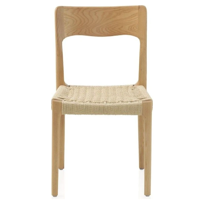 silla madera fresno asiento trenzado