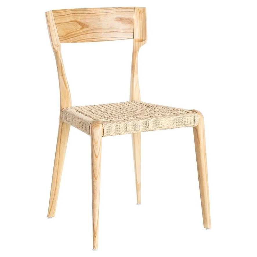silla de madera y cuerda