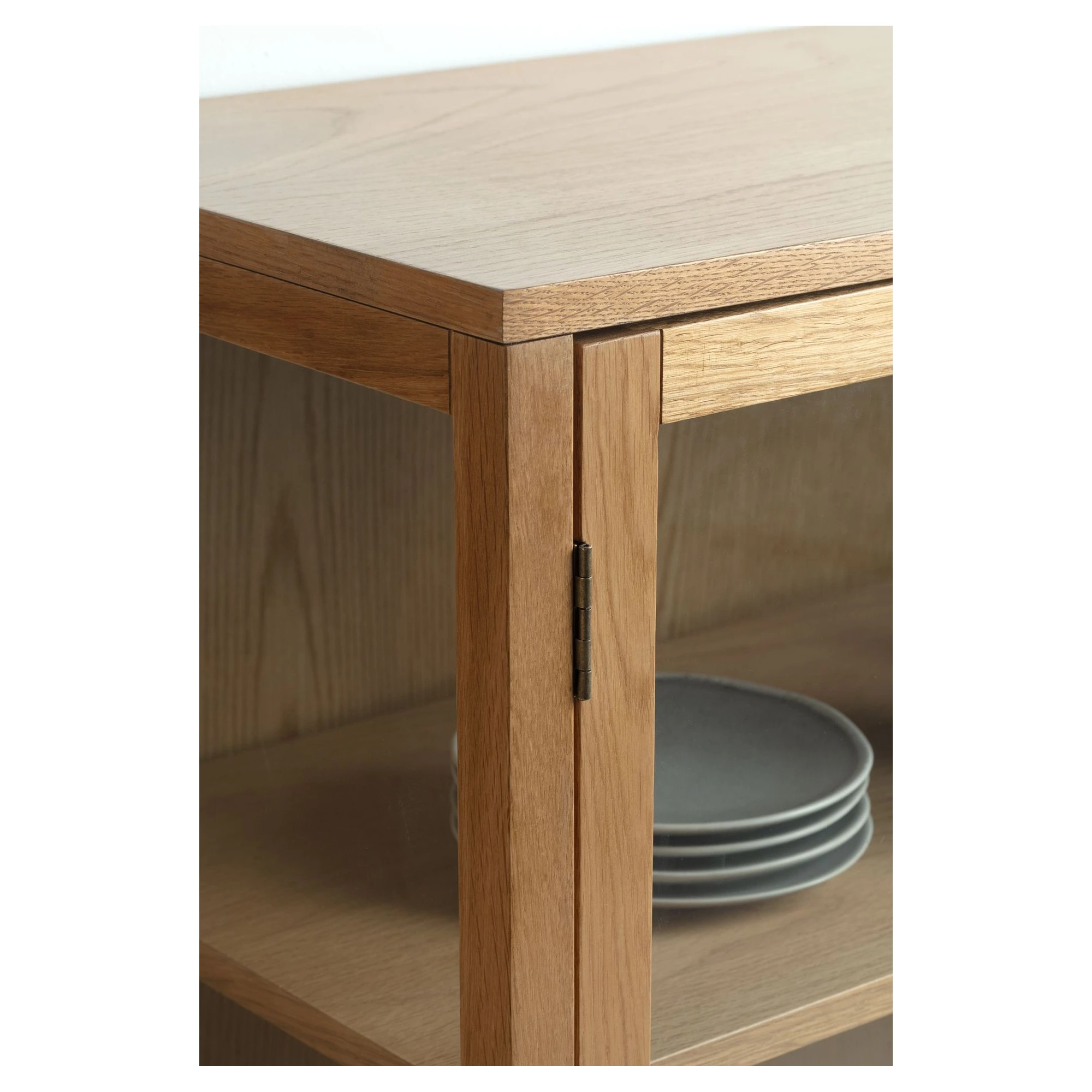 aparador roble cristal 180 cm