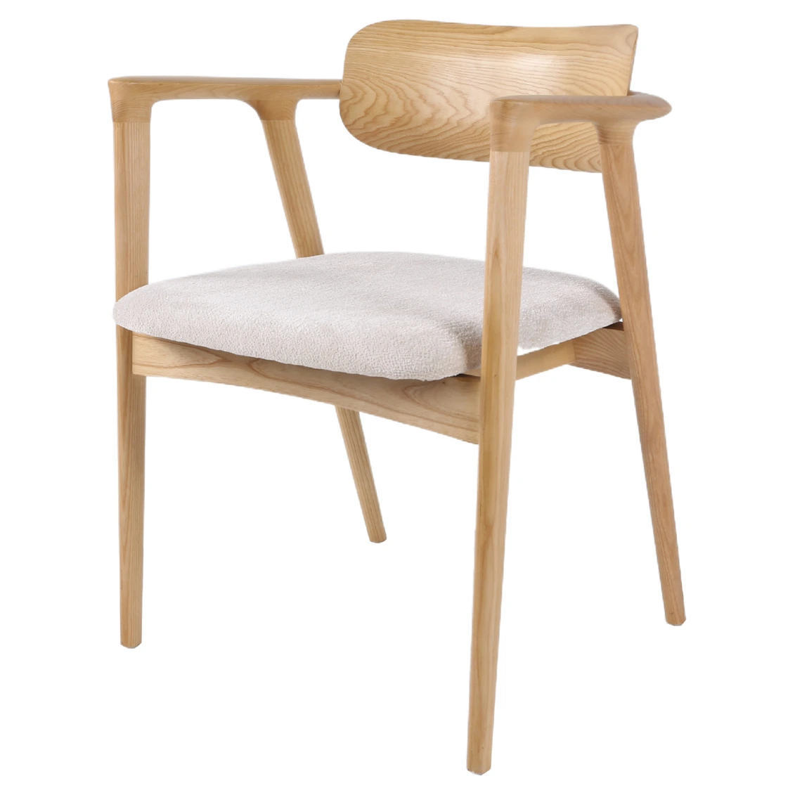 silla de madera natural