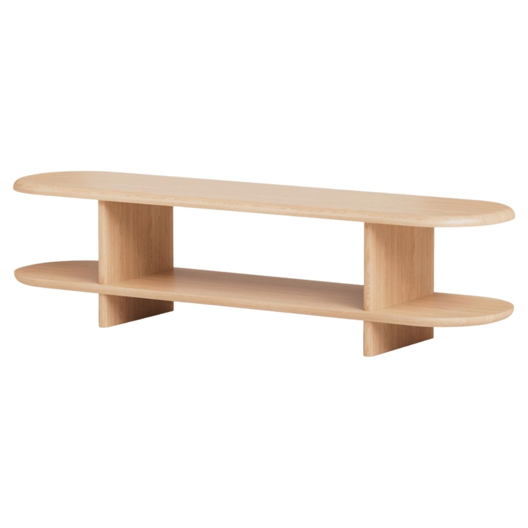 mueble tv bordes redondeados