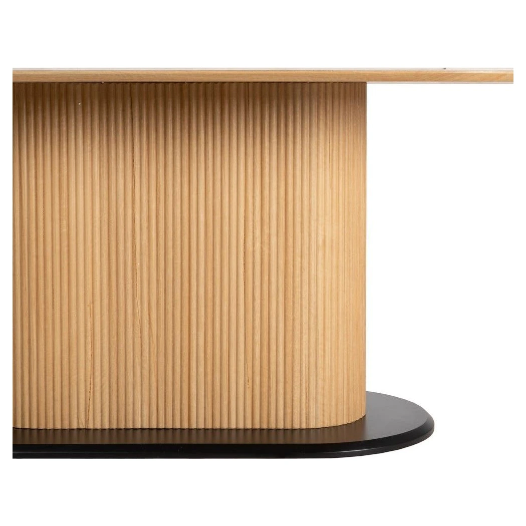 MESA COMEDOR BLANCO-NATURAL 180 X