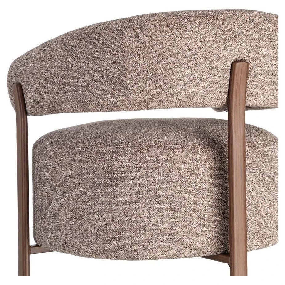 sillon tapizado diseño curvo