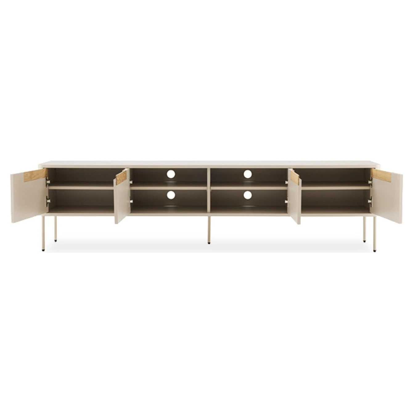 mueble tv 200cm beige bergen