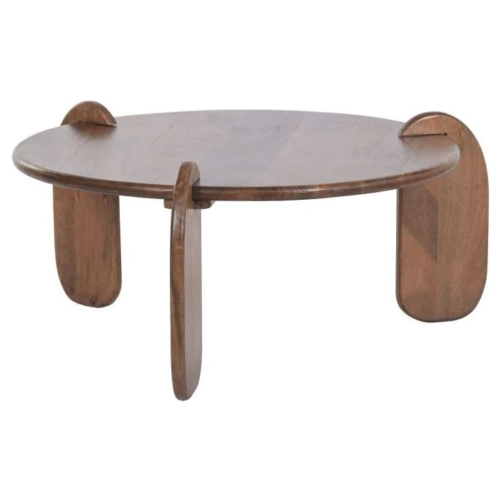 mesa centro madera mango marron