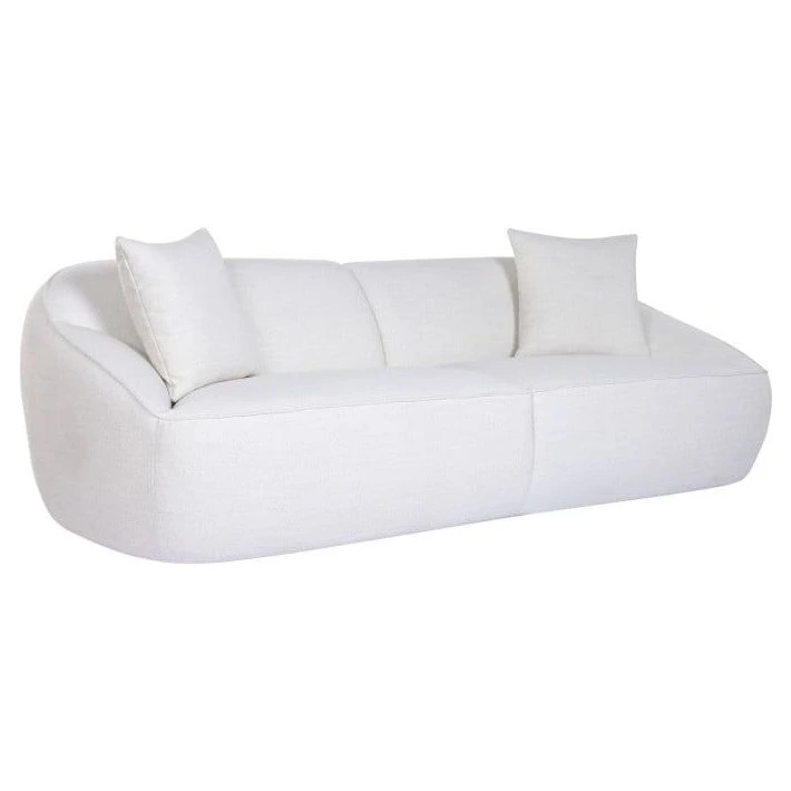 sofa tapizado tejido boucle beige