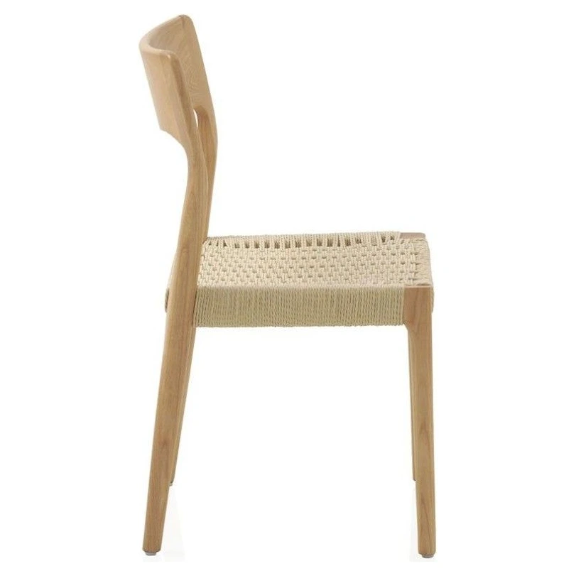 silla madera fresno asiento trenzado