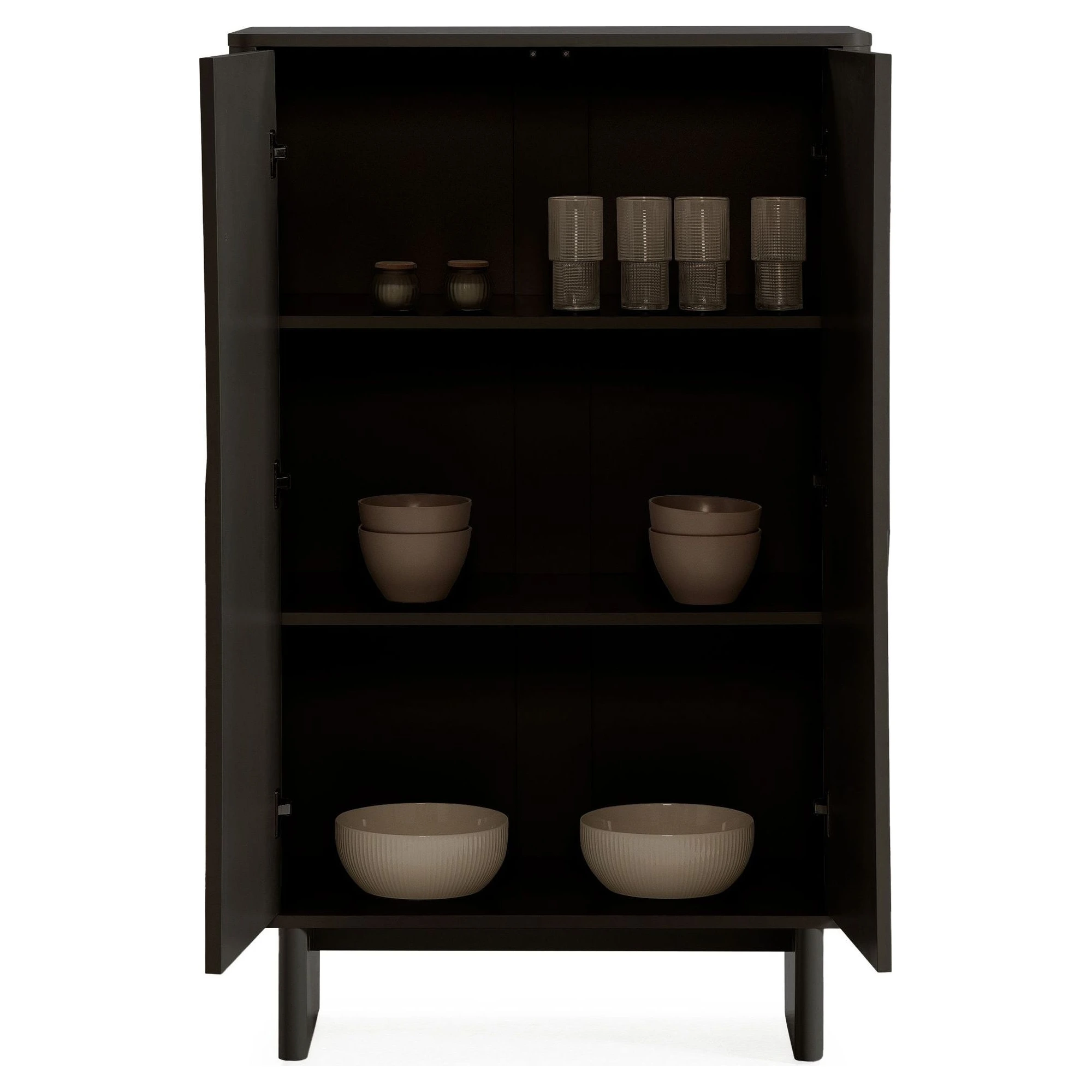 mueble auxiliar solei negro