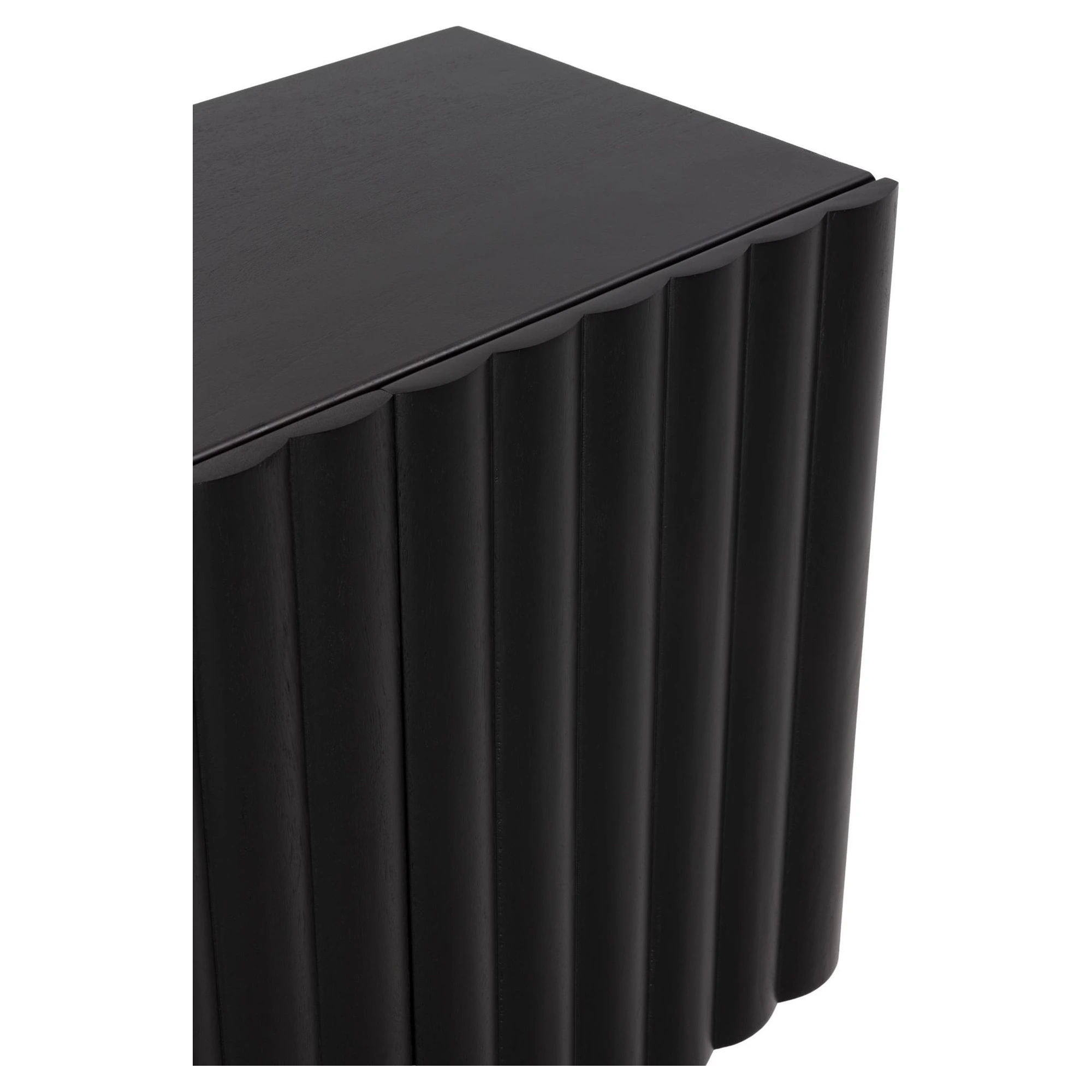 aparador madera negro relieve tamira