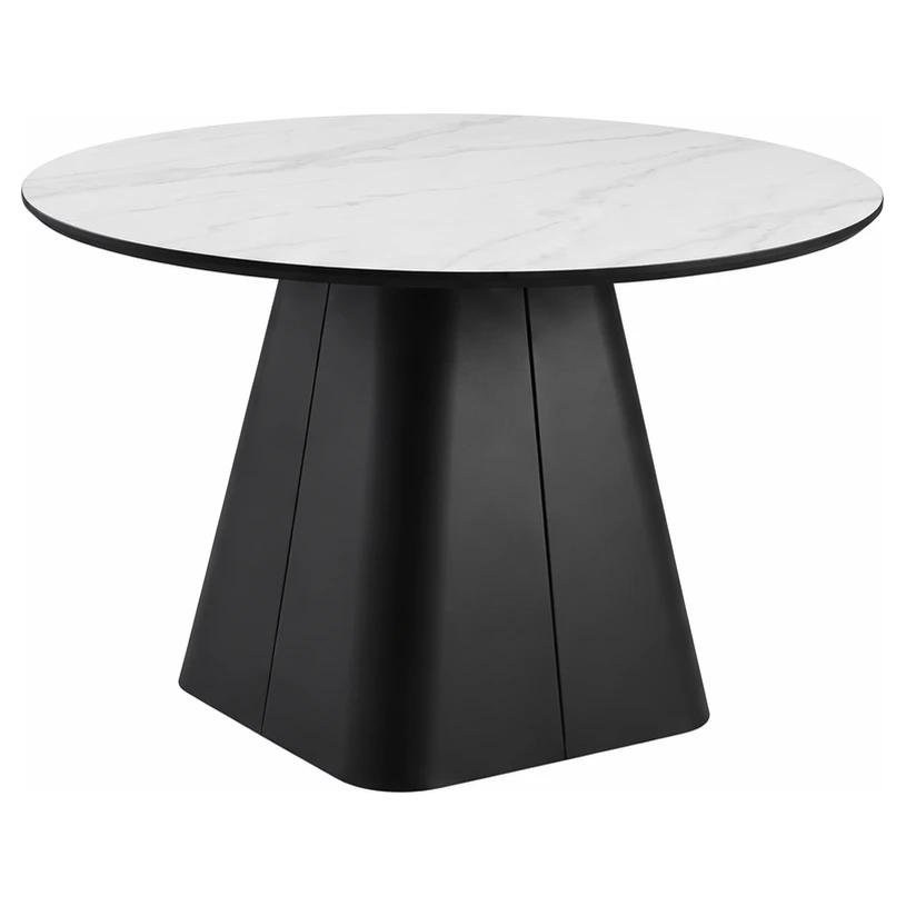 mesa comedor ovalada lacada
