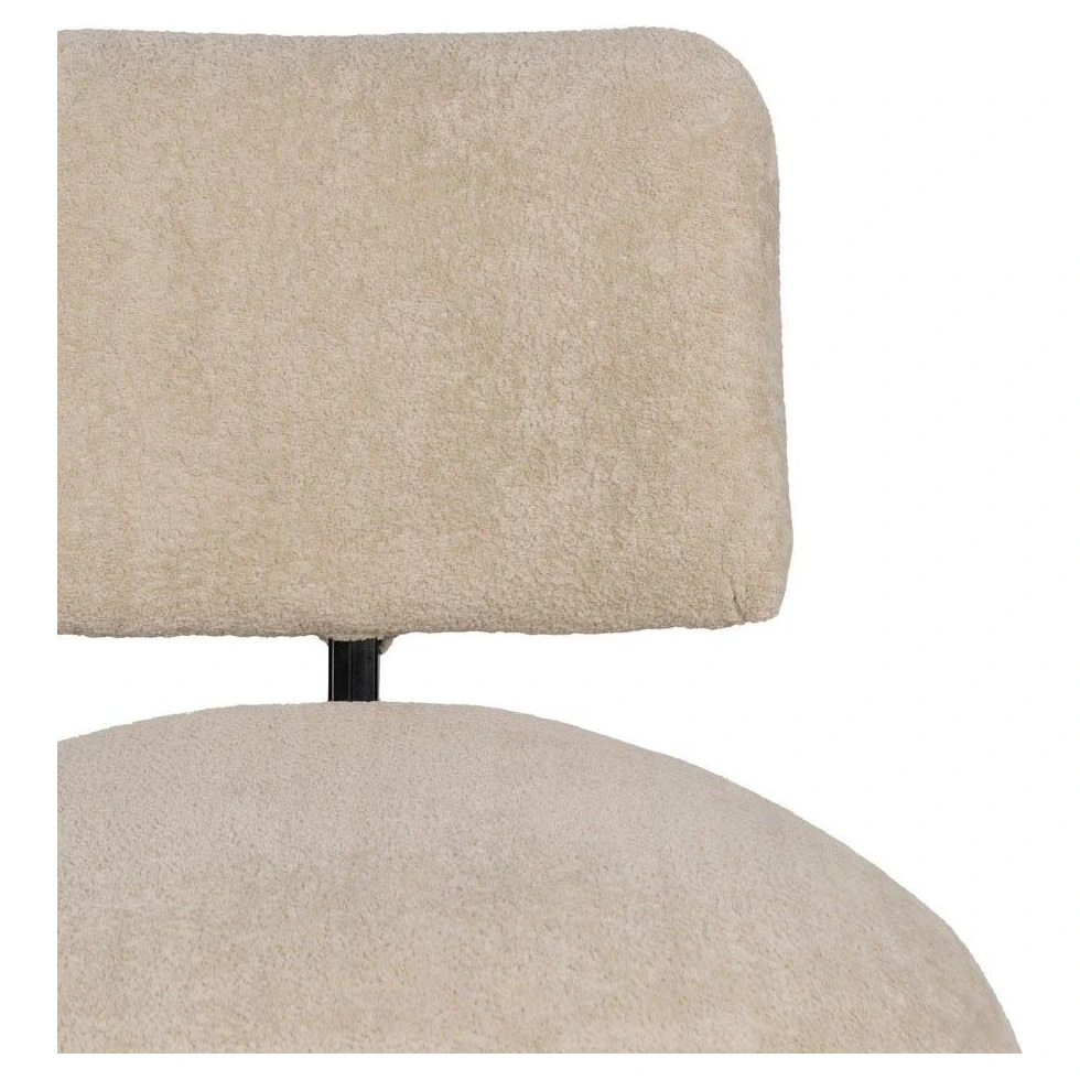 sillon bajo tapizado beige borreguito