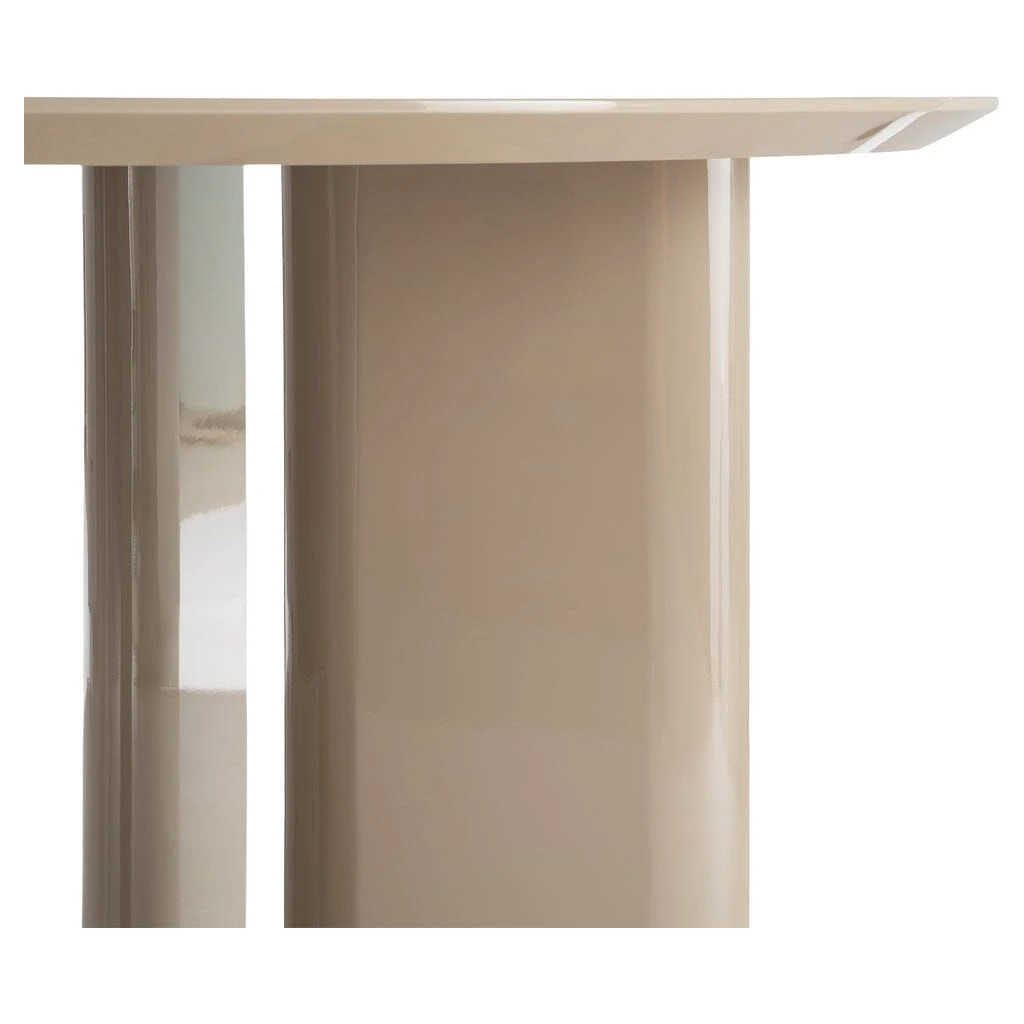 MESA COMEDOR ALTO BRILLO TAUPE
