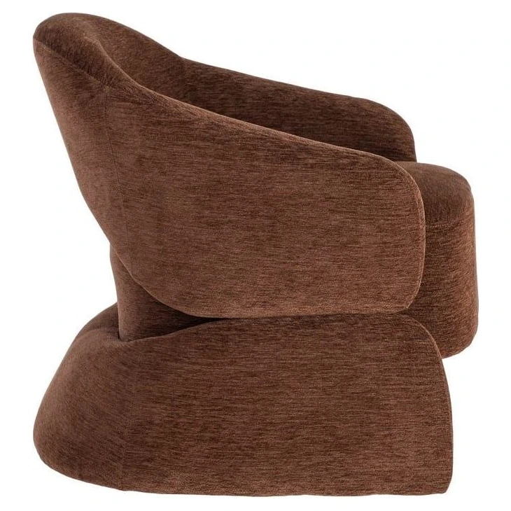 sillon tapizado chocolate borreguito