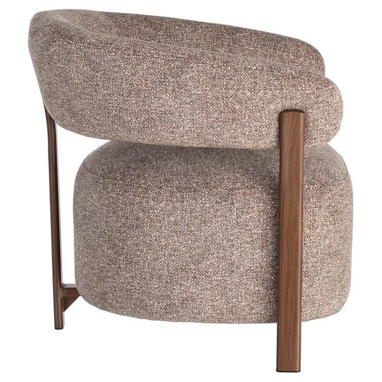 sillon tapizado diseño curvo