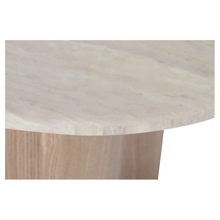 mesa de centro granito madera
