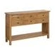 consola madera mindi natural