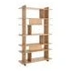 estanteria de madera natural