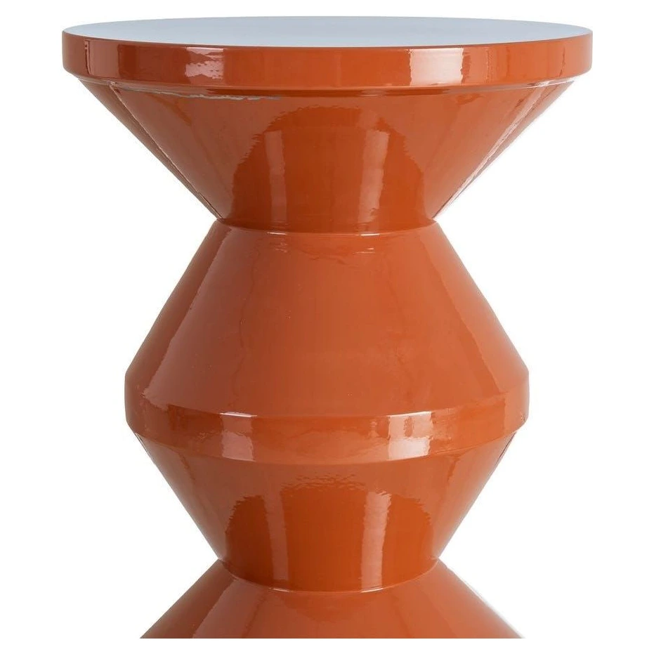 mesa auxiliar terracota metal