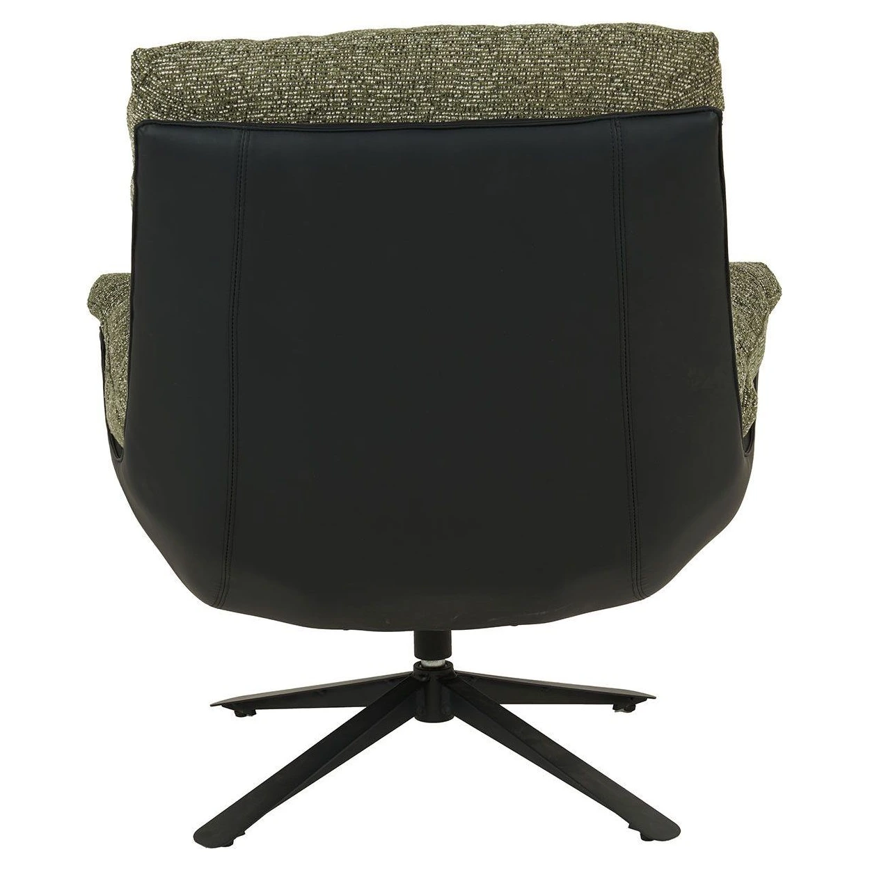 sillon giratorio tapizado verde
