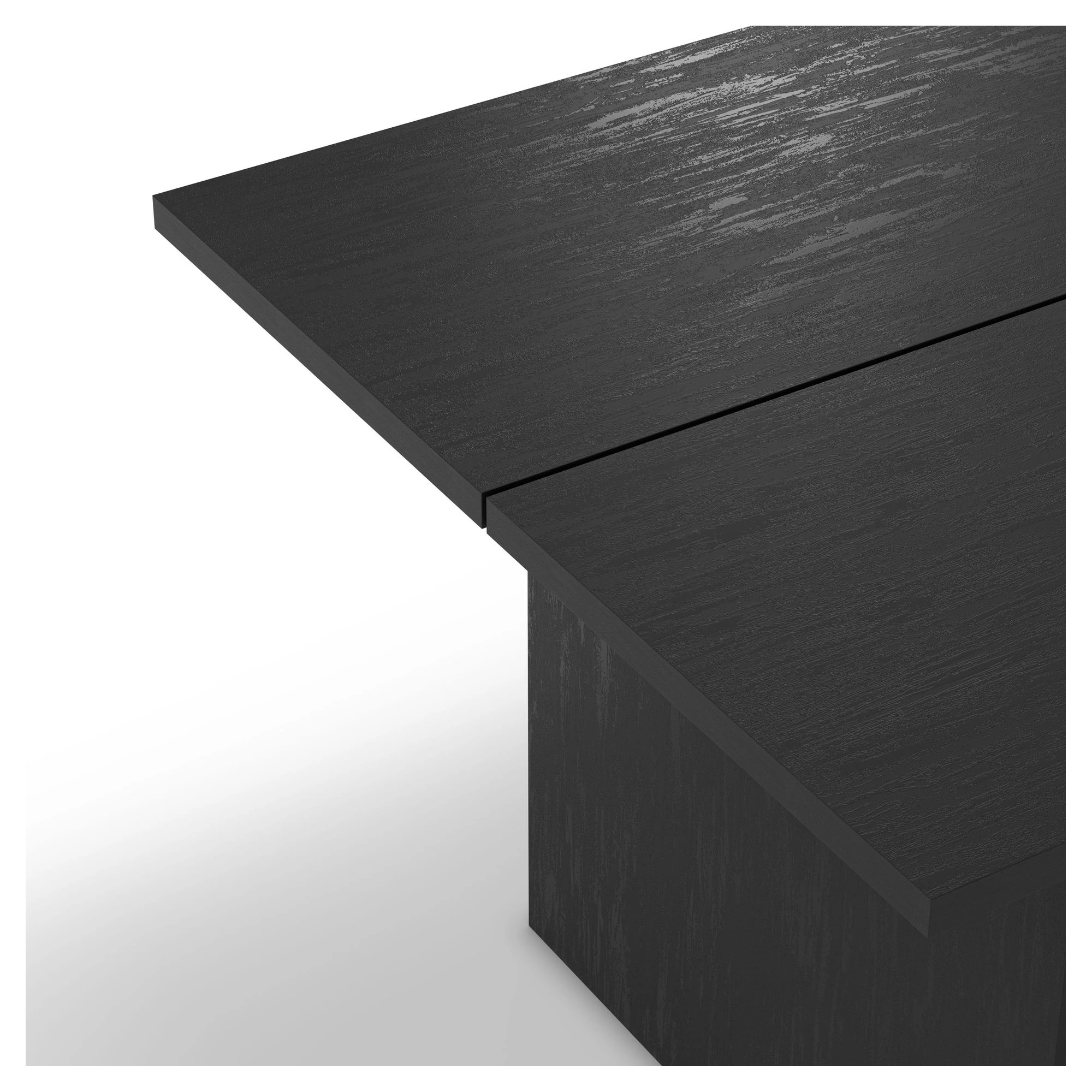 mesa comedor rectangular negra