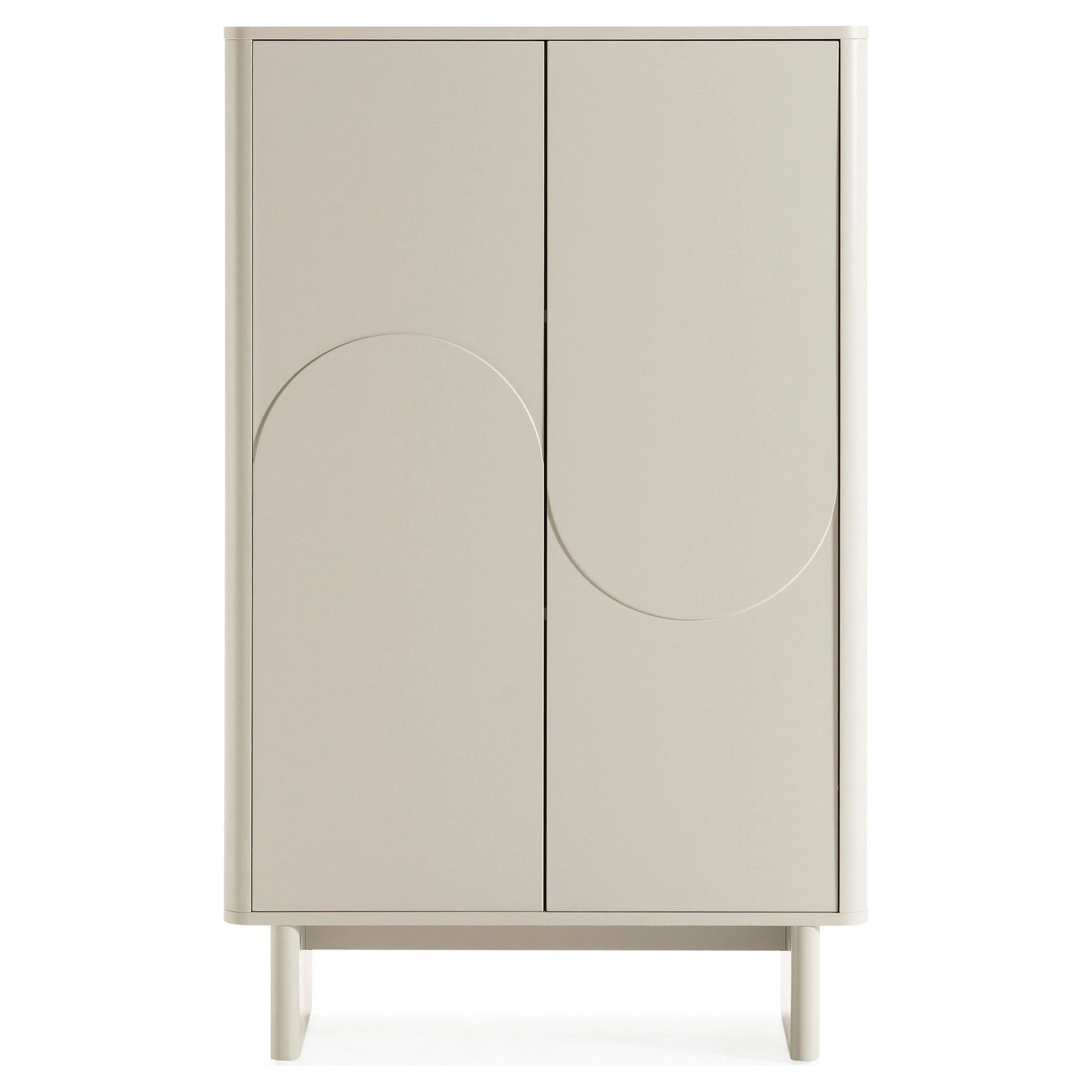 mueble auxiliar solei crema puertas